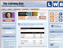 Tablet Screenshot of lakewaybee.com